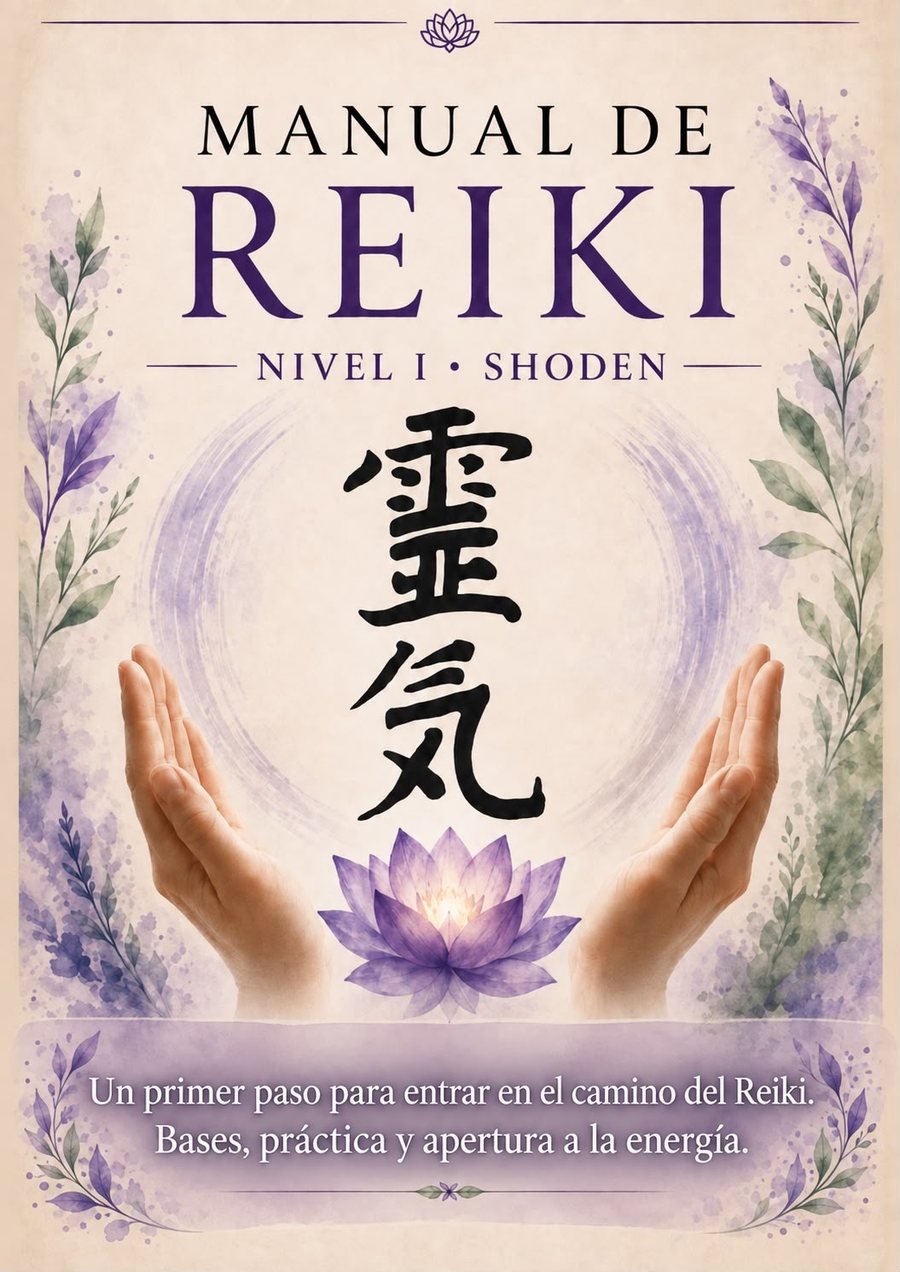 Portada de Manual de Reiki Nivel I · Shoden, de Antonio Medina